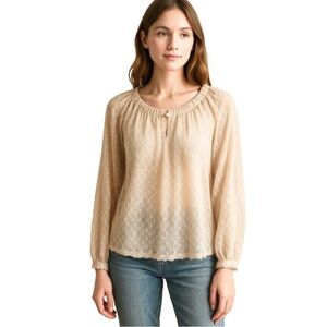 ANTHROPOLOGIE Pleione Lace Top